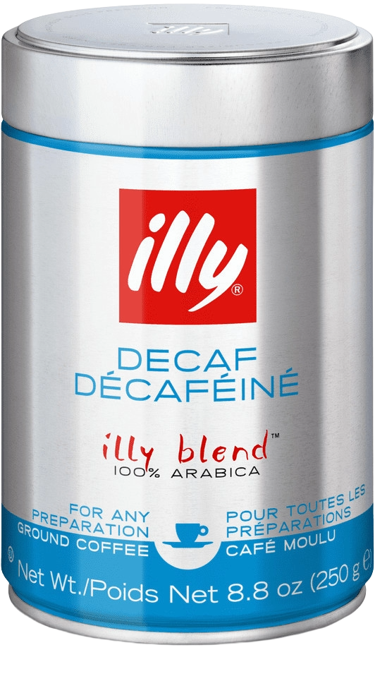 Illy Espresso Decaffeinato mletá káva 250 g