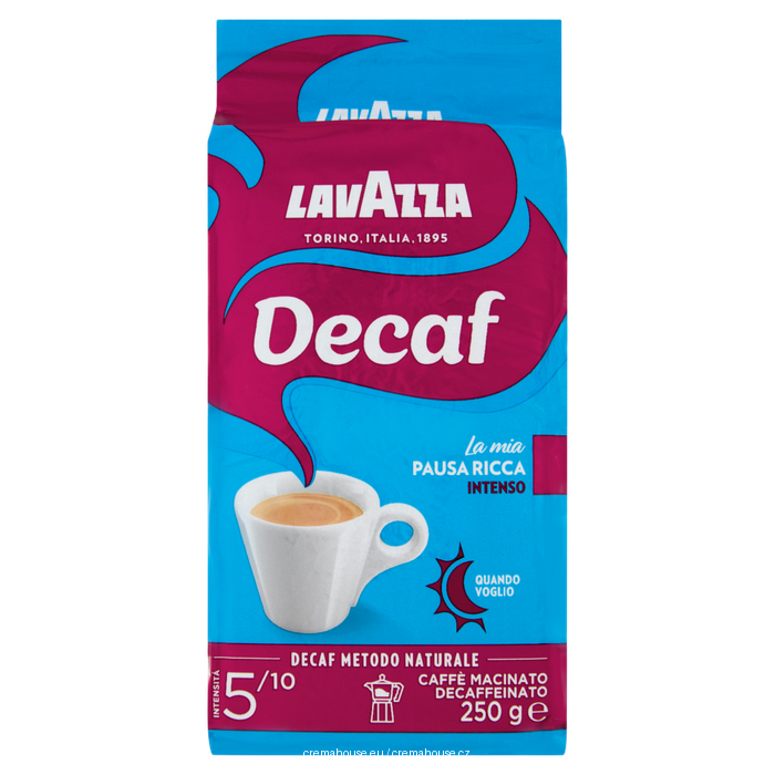Lavazza Dek Intenso mletá káva 250 g